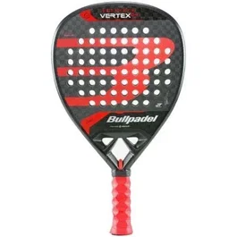 Bullpadel Pala de Pádel Vertex 04 2024 BV22000000 Roja y Negra - Diamante, Máxima Potencia, Jugador Profesional/Avanzado